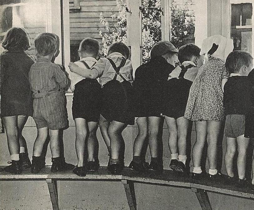 Children at window